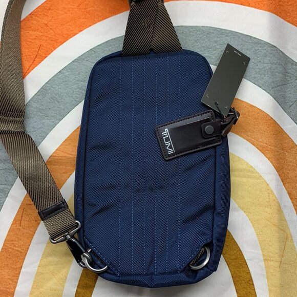 Tumi Alpha Bravo Crossbody Bag (Blue| NWT) main image 5